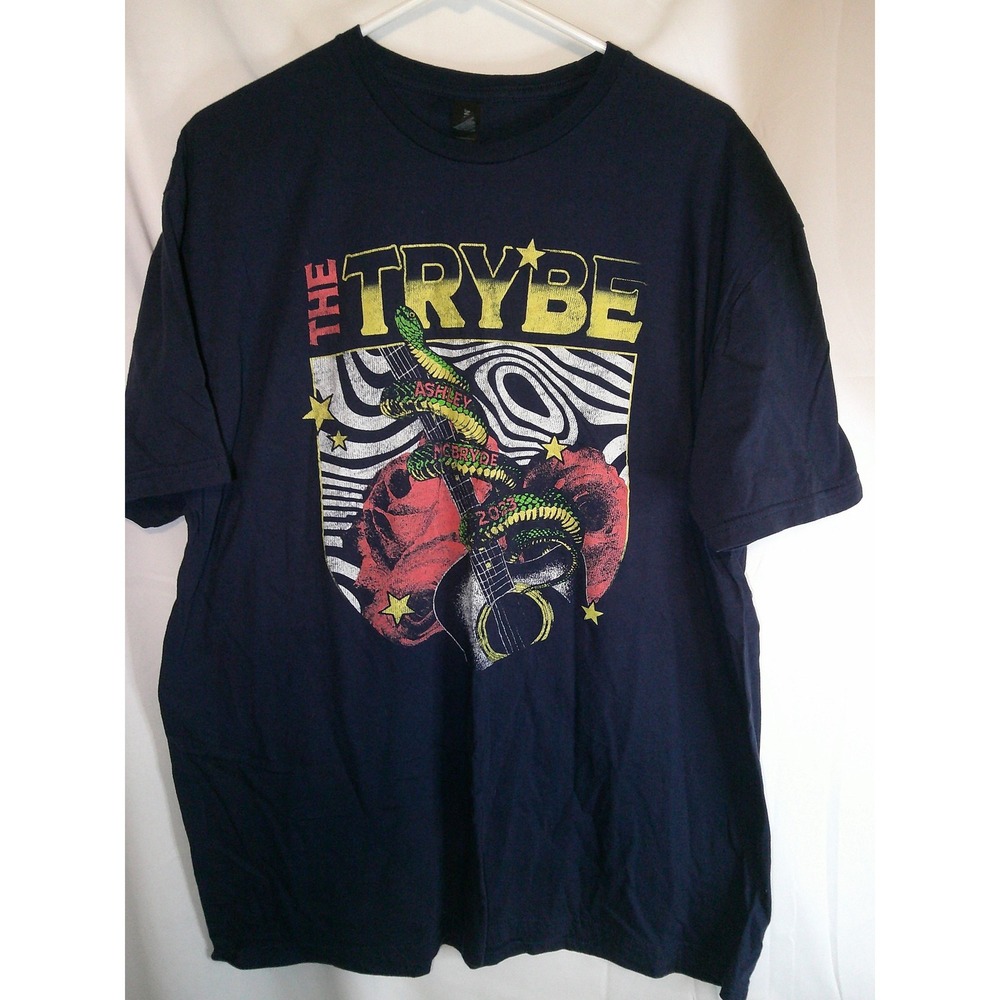 RARE (Trybe Members only) The Trybe Graphic T-Shirt Guitar Snake Rock Music XL‎
